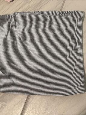 Brandy Melville Navy and White Striped Tube Top